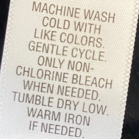 Croft & Barrow Floral Square Tunic Top Women 2X Black Pockets 3/4 Sleeve Cottage - Picture 6 of 9